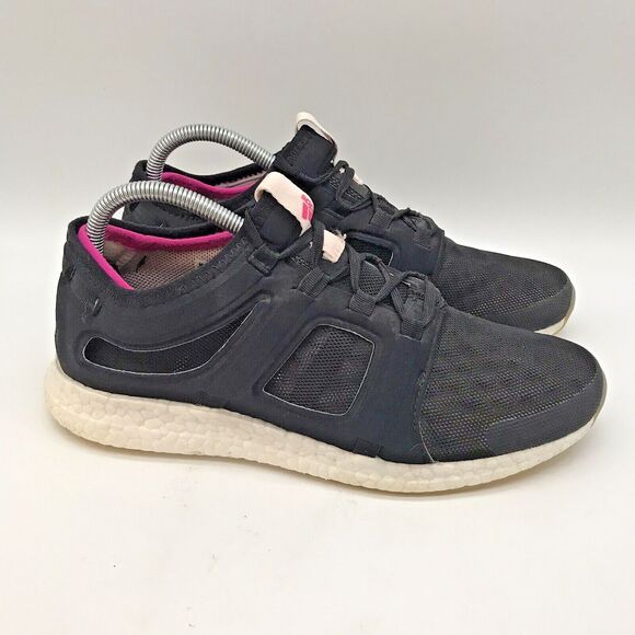 adidas Boost Climachill Sneakers Women's 8.5 Black Pink Low Running Shoes S74471 - Picture 3 of 13